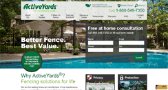 Desktop Screenshot of activeyards.com